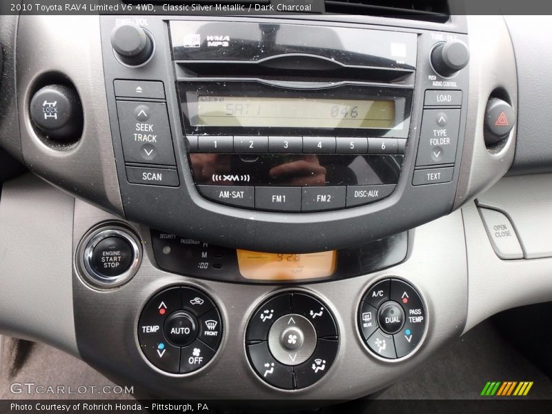 Classic Silver Metallic / Dark Charcoal 2010 Toyota RAV4 Limited V6 4WD