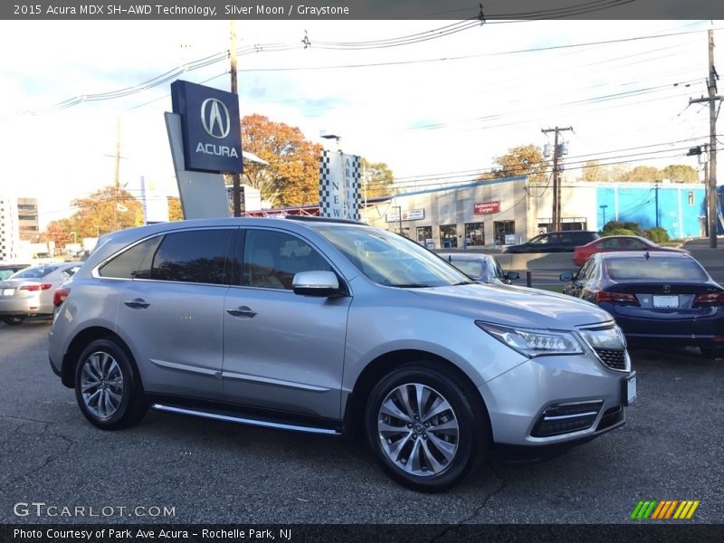 Silver Moon / Graystone 2015 Acura MDX SH-AWD Technology