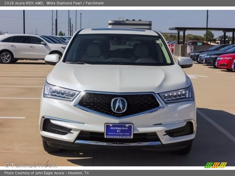 White Diamond Pearl / Parchment 2018 Acura MDX AWD