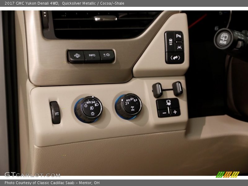 Controls of 2017 Yukon Denali 4WD