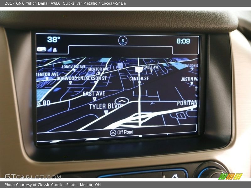 Navigation of 2017 Yukon Denali 4WD