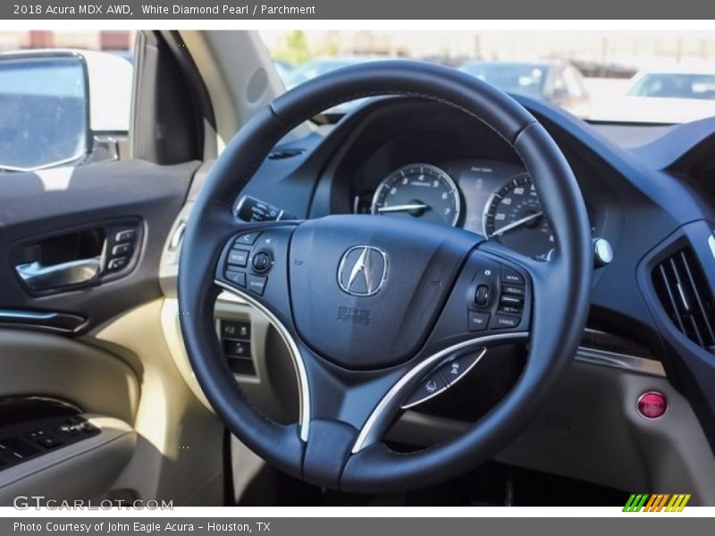 White Diamond Pearl / Parchment 2018 Acura MDX AWD