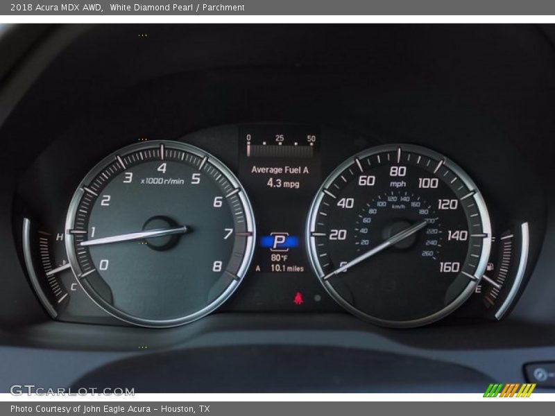 White Diamond Pearl / Parchment 2018 Acura MDX AWD