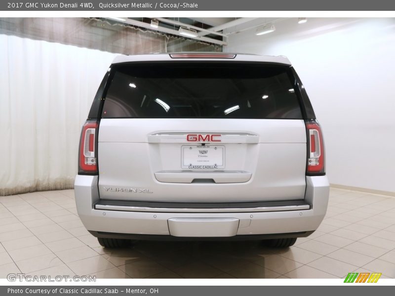 Quicksilver Metallic / Cocoa/­Shale 2017 GMC Yukon Denali 4WD