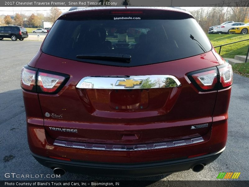 Siren Red Tintcoat / Ebony 2017 Chevrolet Traverse Premier