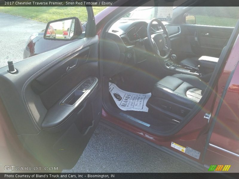 Siren Red Tintcoat / Ebony 2017 Chevrolet Traverse Premier
