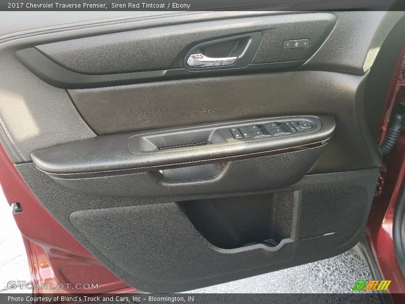 Siren Red Tintcoat / Ebony 2017 Chevrolet Traverse Premier