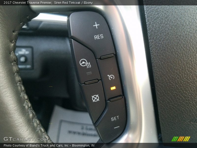 Siren Red Tintcoat / Ebony 2017 Chevrolet Traverse Premier