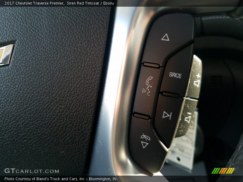 Siren Red Tintcoat / Ebony 2017 Chevrolet Traverse Premier
