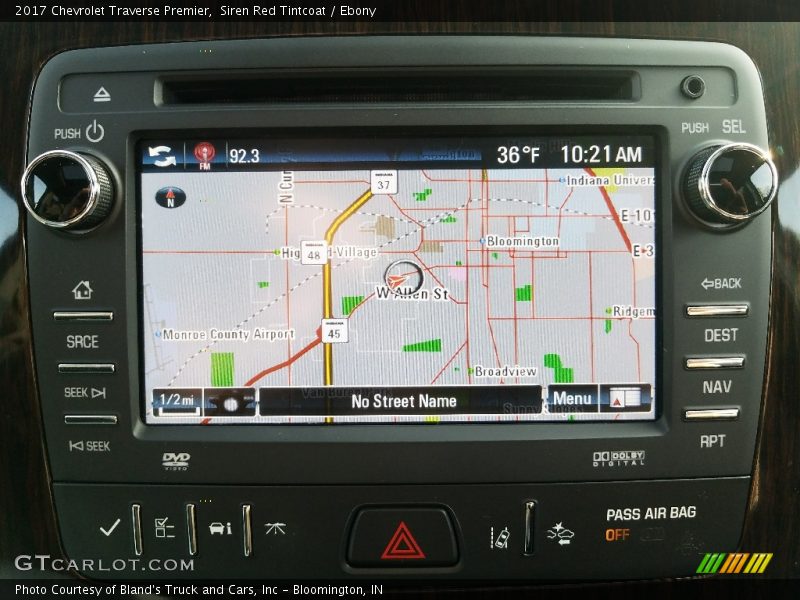 Siren Red Tintcoat / Ebony 2017 Chevrolet Traverse Premier