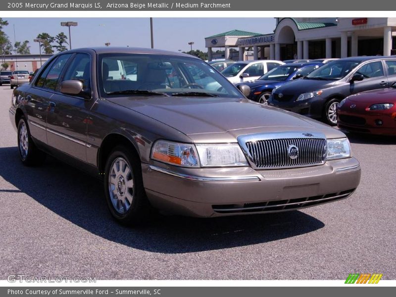Arizona Beige Metallic / Medium Parchment 2005 Mercury Grand Marquis LS