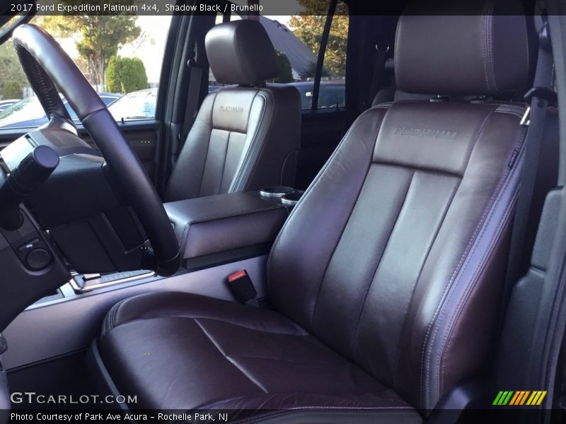 Front Seat of 2017 Expedition Platinum 4x4