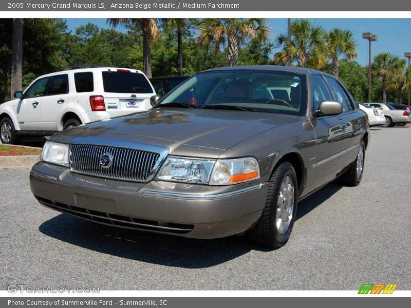 Arizona Beige Metallic / Medium Parchment 2005 Mercury Grand Marquis LS