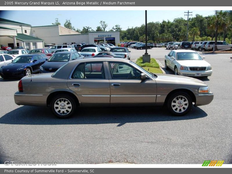 Arizona Beige Metallic / Medium Parchment 2005 Mercury Grand Marquis LS