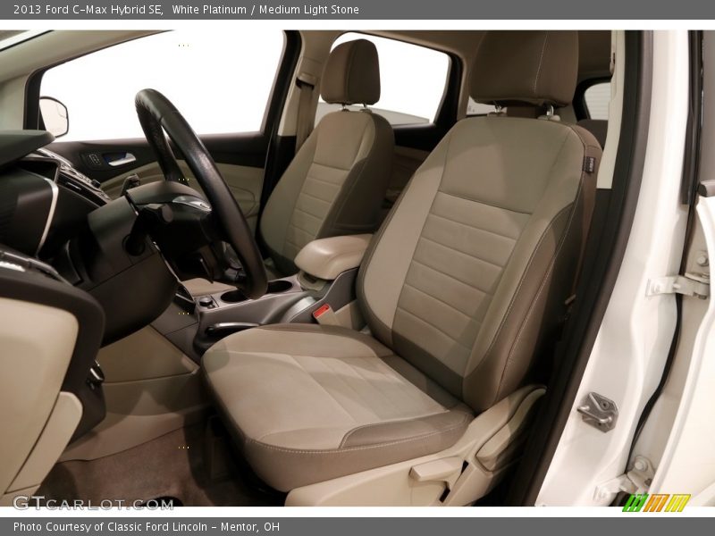 White Platinum / Medium Light Stone 2013 Ford C-Max Hybrid SE