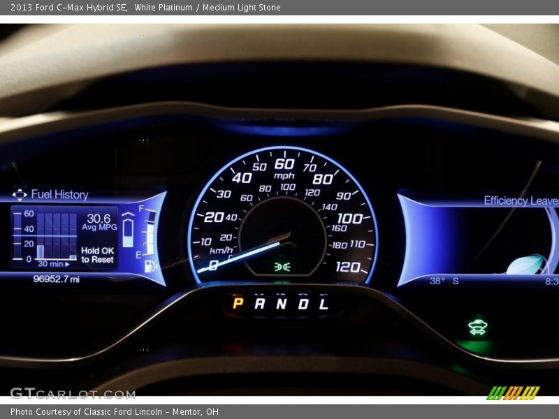 White Platinum / Medium Light Stone 2013 Ford C-Max Hybrid SE