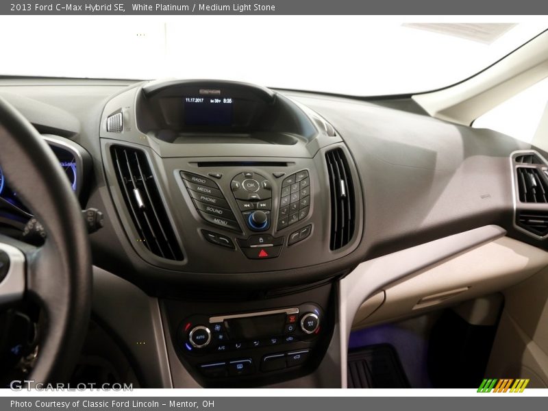 White Platinum / Medium Light Stone 2013 Ford C-Max Hybrid SE