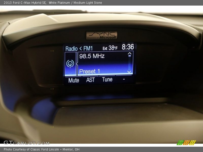 White Platinum / Medium Light Stone 2013 Ford C-Max Hybrid SE