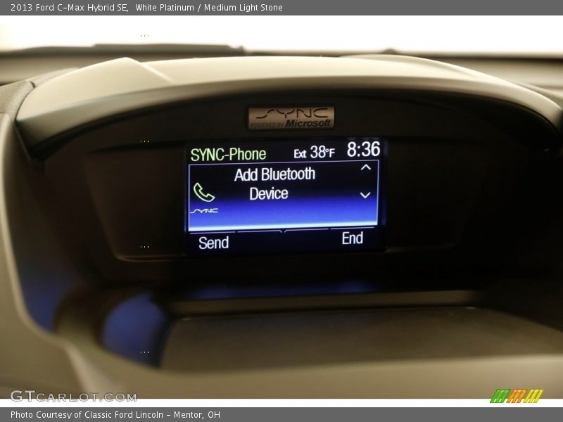 White Platinum / Medium Light Stone 2013 Ford C-Max Hybrid SE