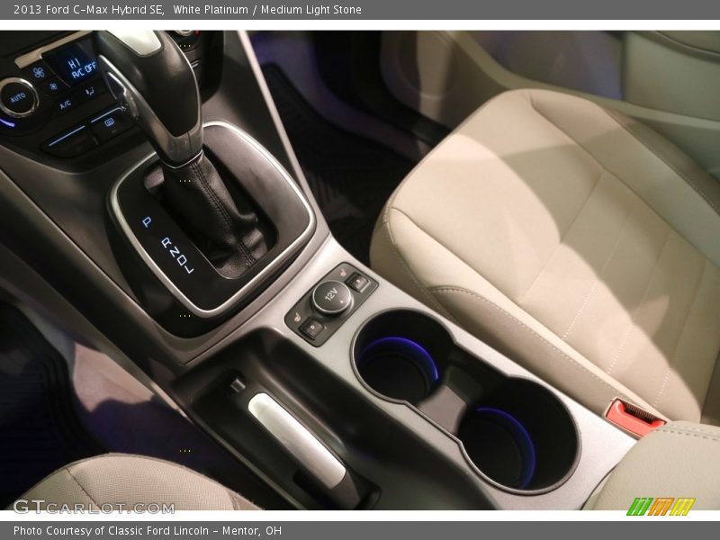 White Platinum / Medium Light Stone 2013 Ford C-Max Hybrid SE