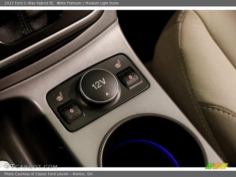 White Platinum / Medium Light Stone 2013 Ford C-Max Hybrid SE
