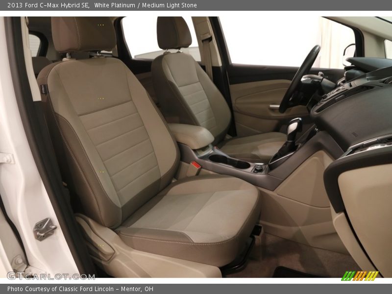 White Platinum / Medium Light Stone 2013 Ford C-Max Hybrid SE