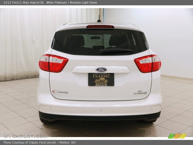White Platinum / Medium Light Stone 2013 Ford C-Max Hybrid SE