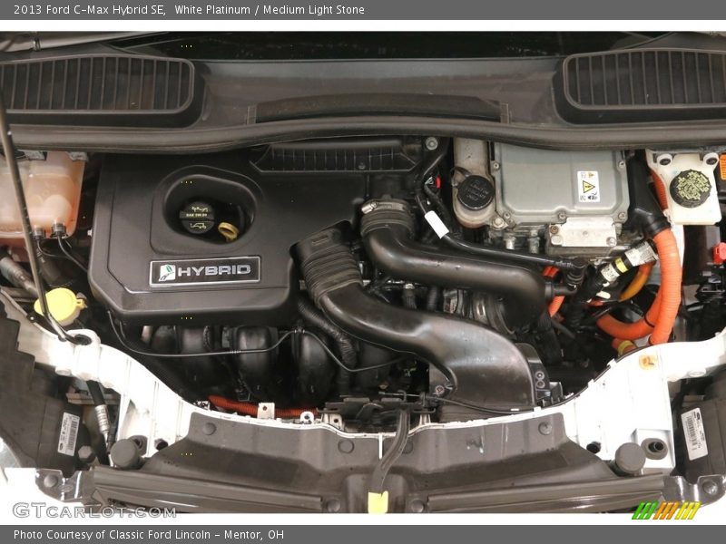 White Platinum / Medium Light Stone 2013 Ford C-Max Hybrid SE