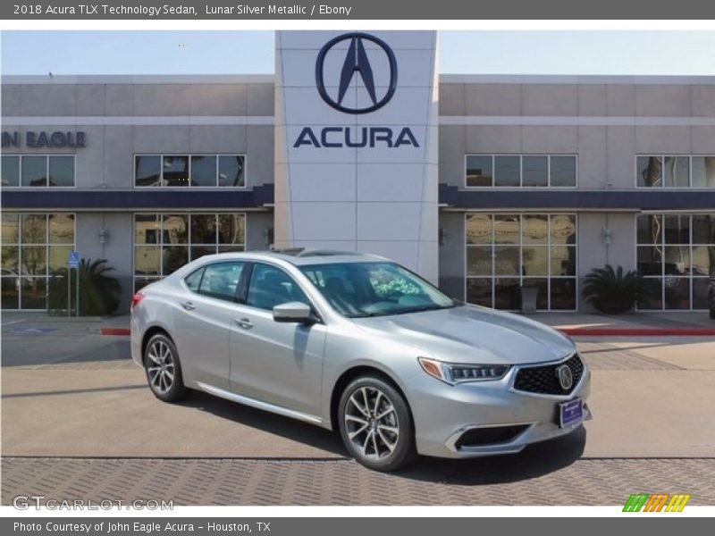 Lunar Silver Metallic / Ebony 2018 Acura TLX Technology Sedan