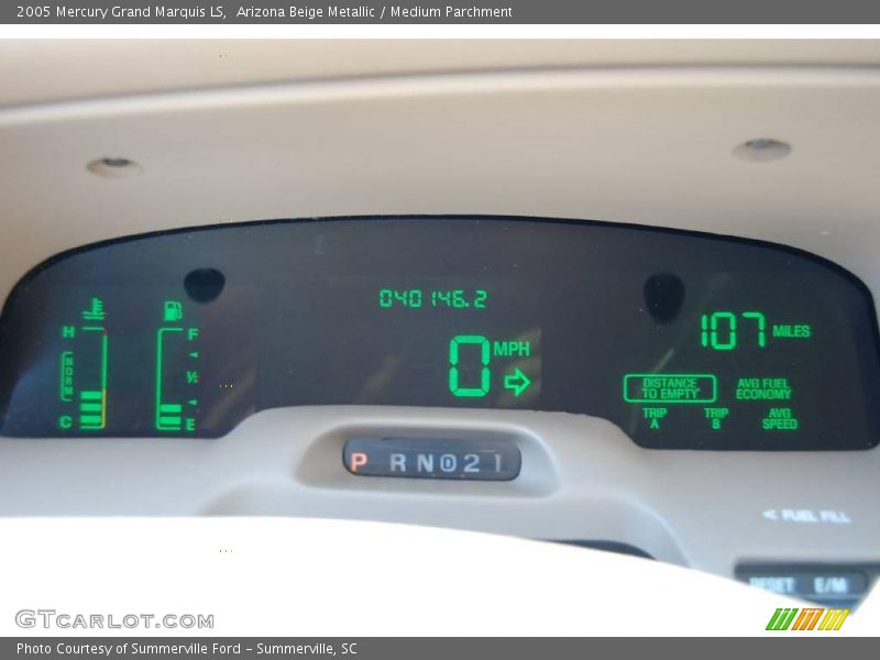 Arizona Beige Metallic / Medium Parchment 2005 Mercury Grand Marquis LS