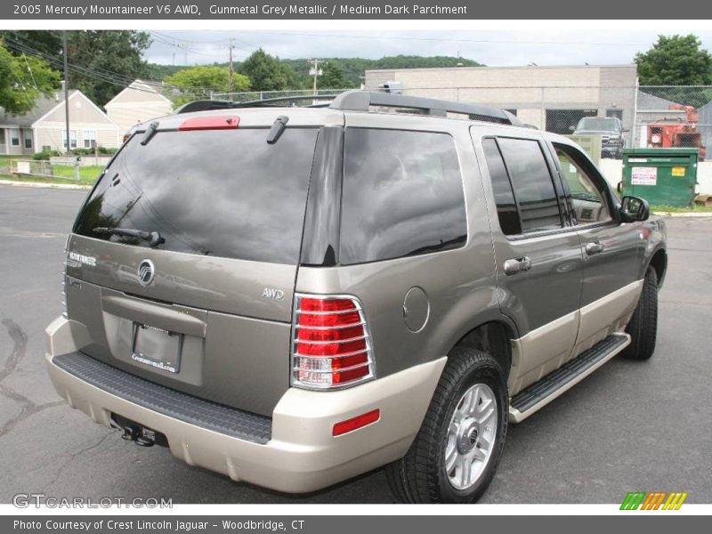 Gunmetal Grey Metallic / Medium Dark Parchment 2005 Mercury Mountaineer V6 AWD