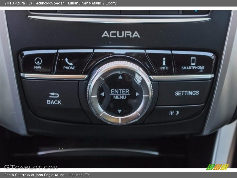 Lunar Silver Metallic / Ebony 2018 Acura TLX Technology Sedan