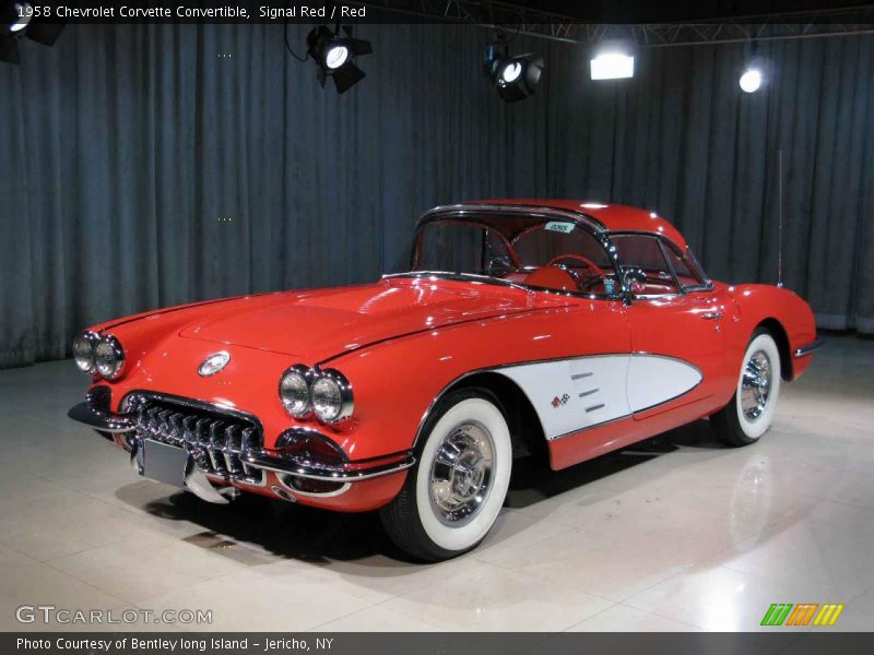 Signal Red / Red 1958 Chevrolet Corvette Convertible