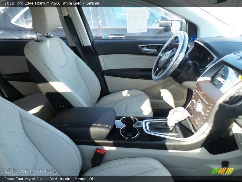 Front Seat of 2018 Edge Titanium AWD