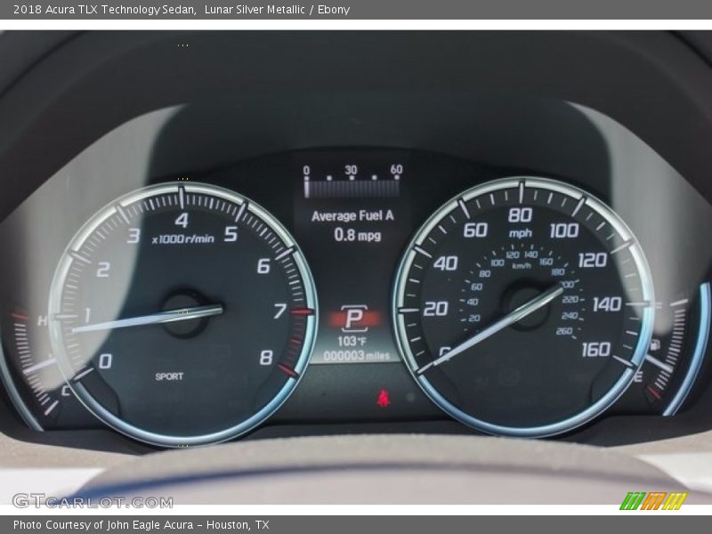 Lunar Silver Metallic / Ebony 2018 Acura TLX Technology Sedan