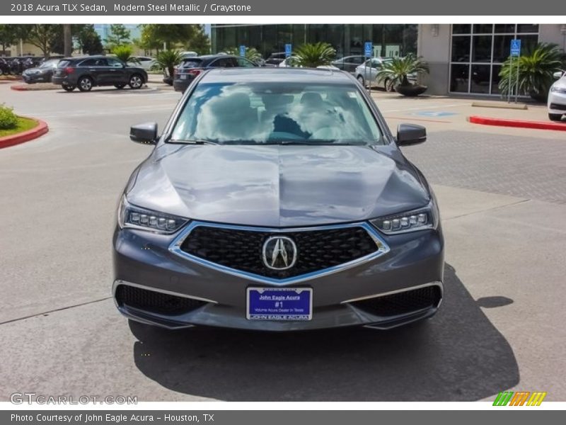 Modern Steel Metallic / Graystone 2018 Acura TLX Sedan
