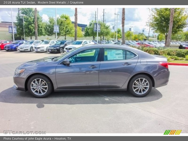 Modern Steel Metallic / Graystone 2018 Acura TLX Sedan