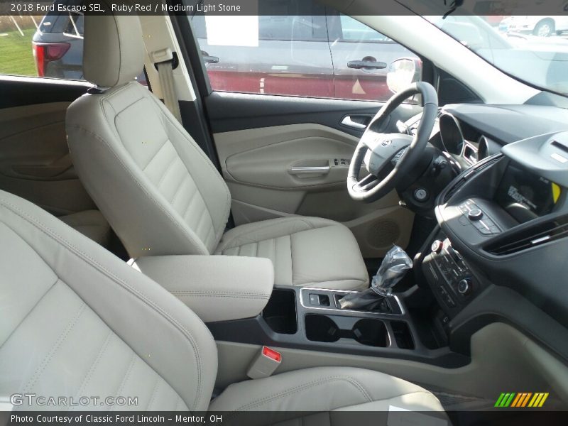 Ruby Red / Medium Light Stone 2018 Ford Escape SEL