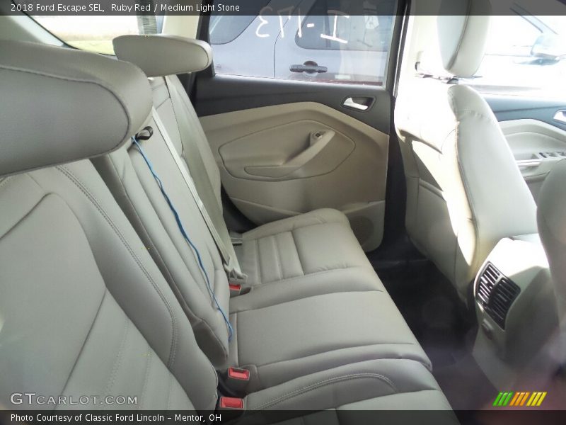 Ruby Red / Medium Light Stone 2018 Ford Escape SEL