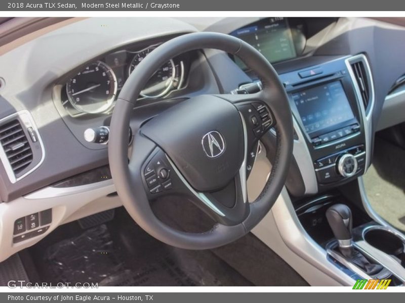 Modern Steel Metallic / Graystone 2018 Acura TLX Sedan