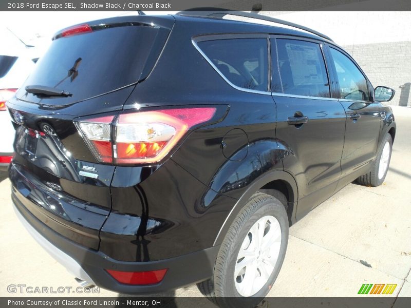 Shadow Black / Charcoal Black 2018 Ford Escape SEL