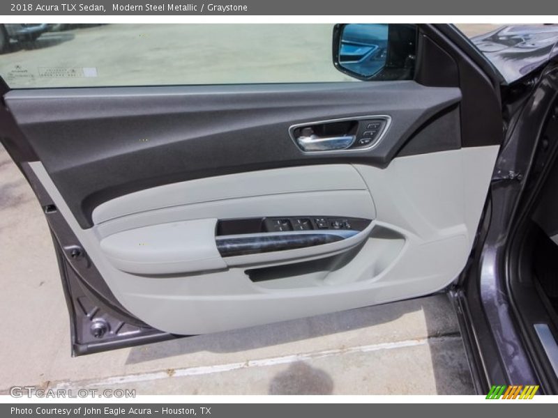 Modern Steel Metallic / Graystone 2018 Acura TLX Sedan