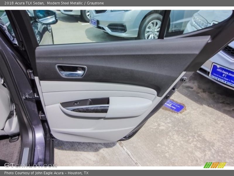 Modern Steel Metallic / Graystone 2018 Acura TLX Sedan