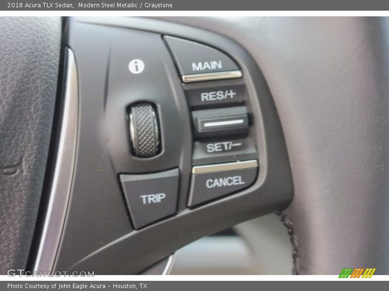 Modern Steel Metallic / Graystone 2018 Acura TLX Sedan