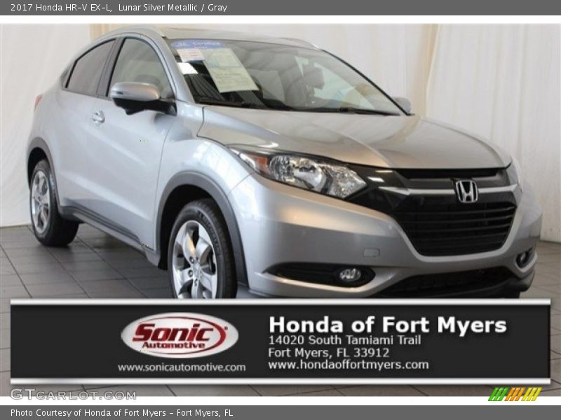 Lunar Silver Metallic / Gray 2017 Honda HR-V EX-L