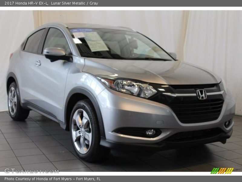 Lunar Silver Metallic / Gray 2017 Honda HR-V EX-L