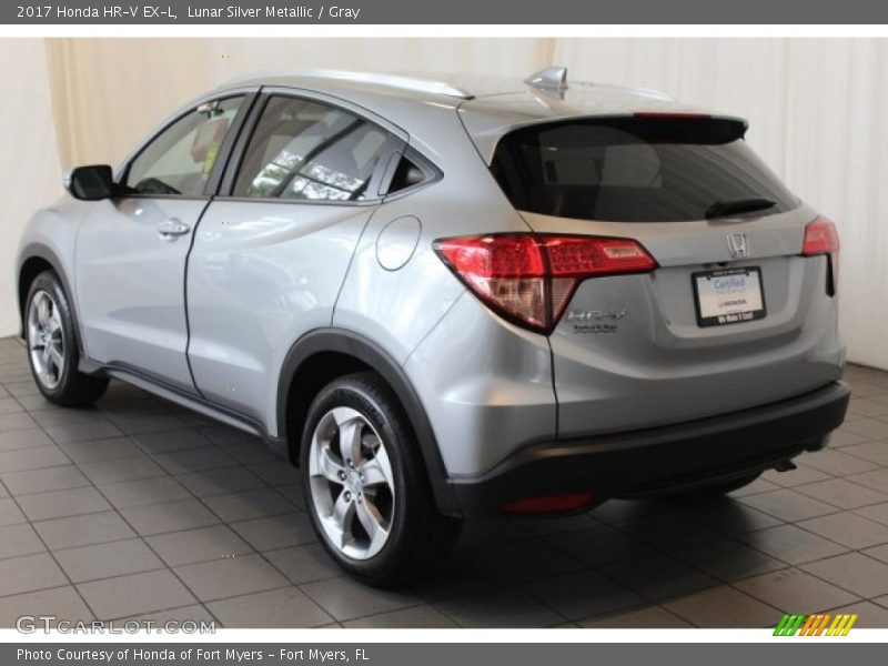 Lunar Silver Metallic / Gray 2017 Honda HR-V EX-L
