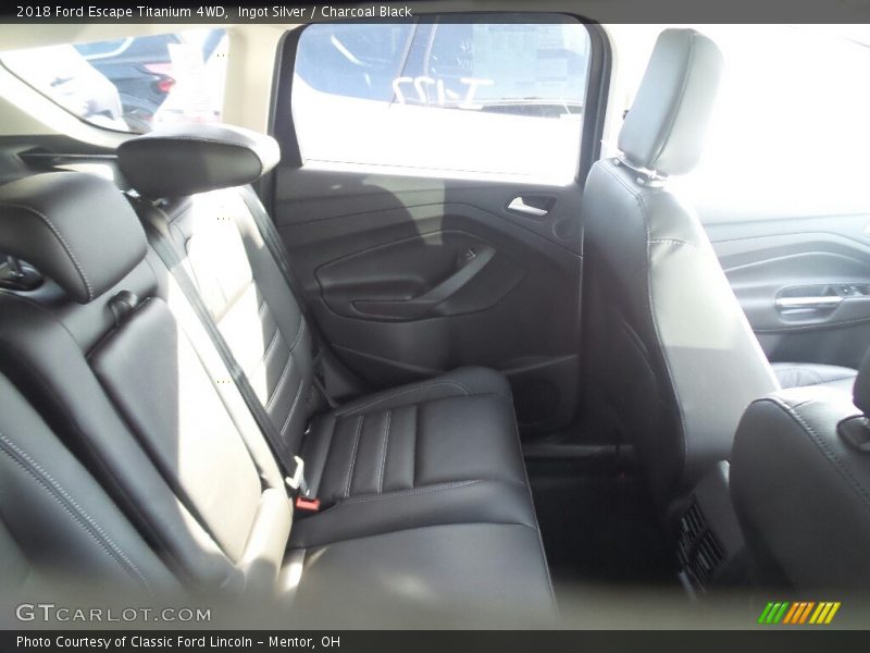 Ingot Silver / Charcoal Black 2018 Ford Escape Titanium 4WD
