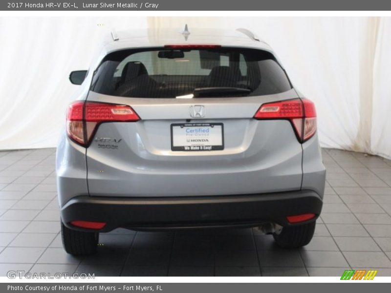 Lunar Silver Metallic / Gray 2017 Honda HR-V EX-L