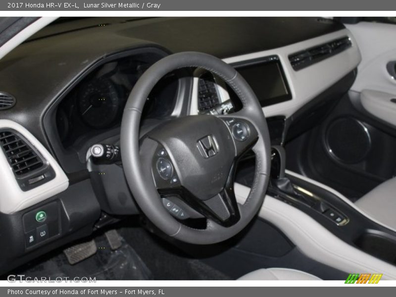 Lunar Silver Metallic / Gray 2017 Honda HR-V EX-L